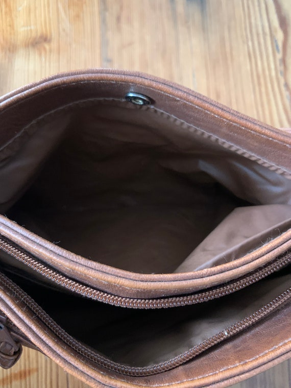 Vintage Brown Leather Bag | Leather bag | southwe… - image 4