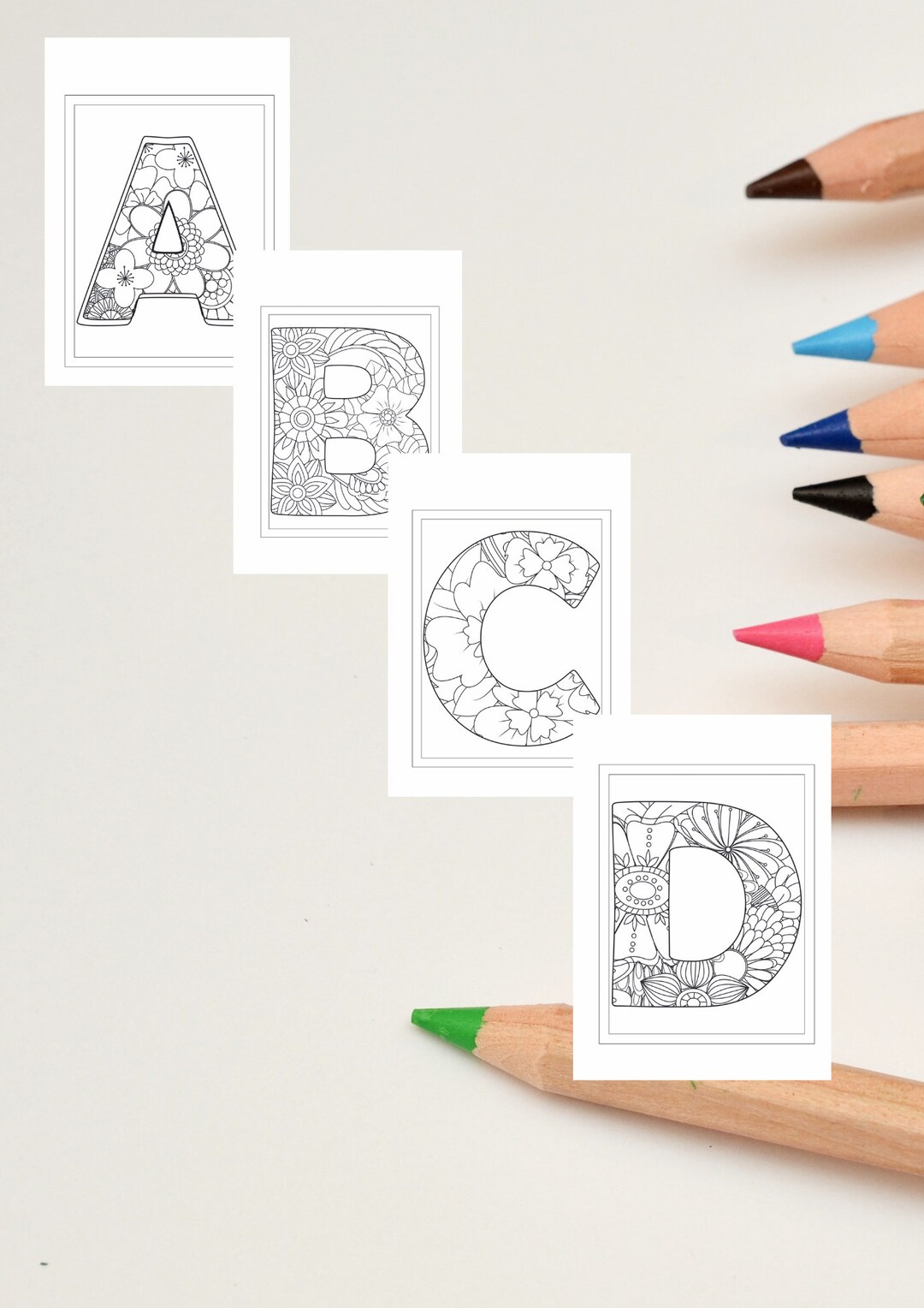 Alphabet Coloring Book |printable Alphabet|| ABC Alphabet Coloring Page ...