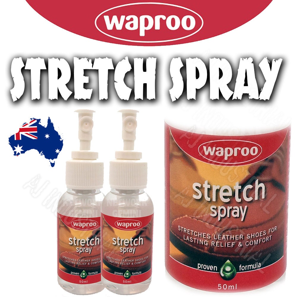 does leather stretch spray work