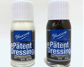 Patent Leather Dressing- Renovates & Cleans Patent leather Black or Neutral