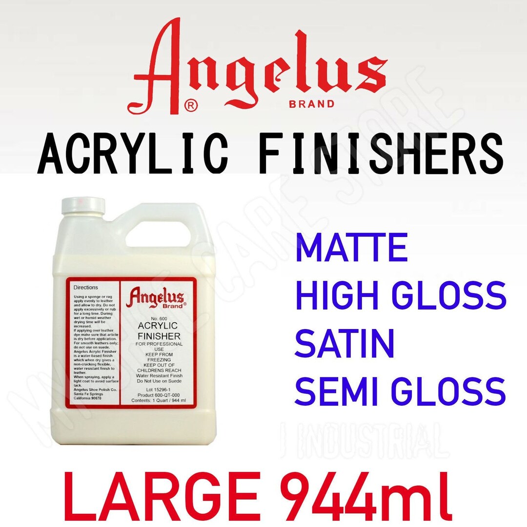 Angelus Acrylic Finishers for Use With Acrylic Paints HUGE 944mls AU SELLER Etsy Denmark