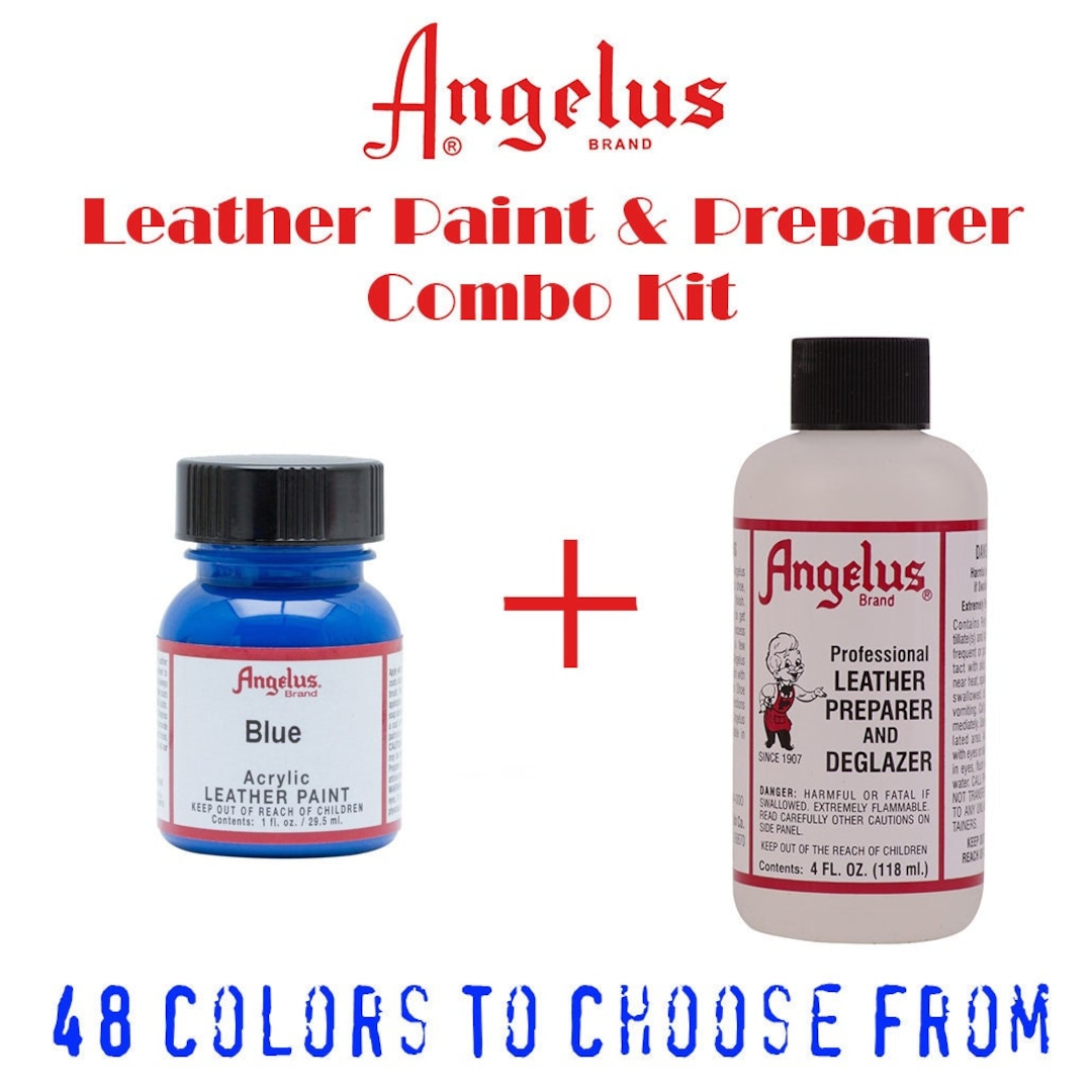 Angelus Acrylic Leather Paints 1x 29.5ml , for Leather Shoes Bags Crafts 48  Colors to Choose From 