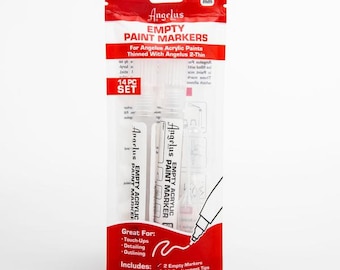 ANGELUS PAINT MARKER 14pc Set For Use with Acrylic Paints -