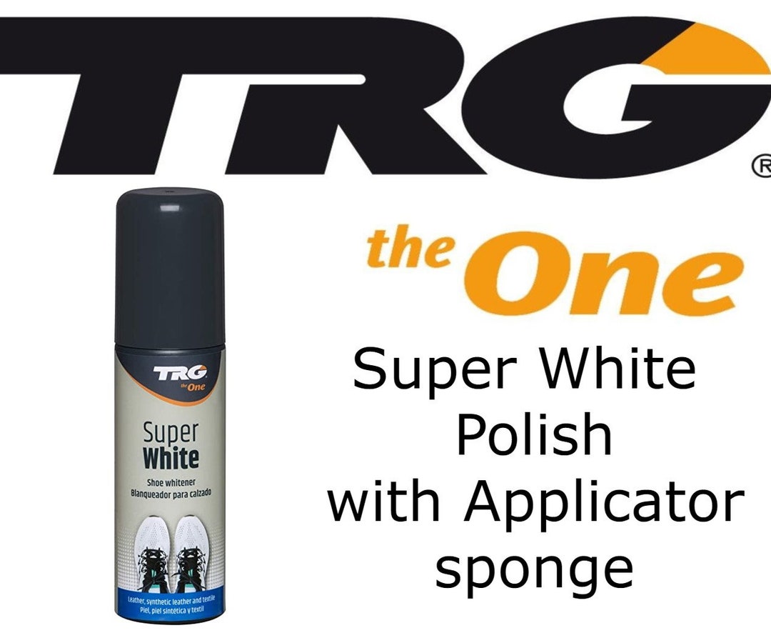 TRG Super White Whitener Polish Synthetic Leather Canvas 