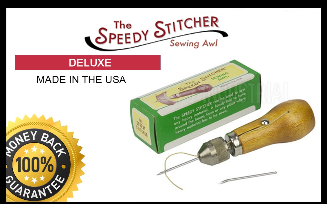 Speedy Stitcher Sewing Awl Kit Made in USA Vintage For Sewing Any Heavy  Material