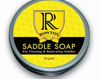 Rowton leather care Saddle Soap  for Cleaning & Renovating 125g