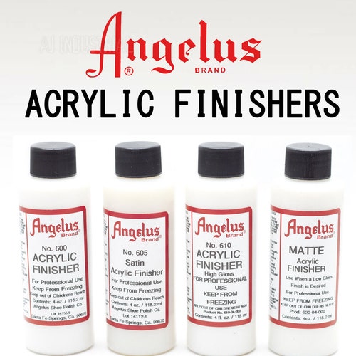 ANGELUS Leather Acrylic Paint - Finishers (1 fl. oz to 4 fl. oz)