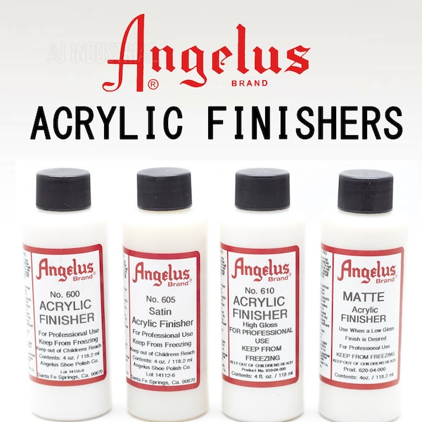 Finisseurs acryliques Angelus à utiliser avec des peintures acryliques - 118 ml - AU VENDEUR