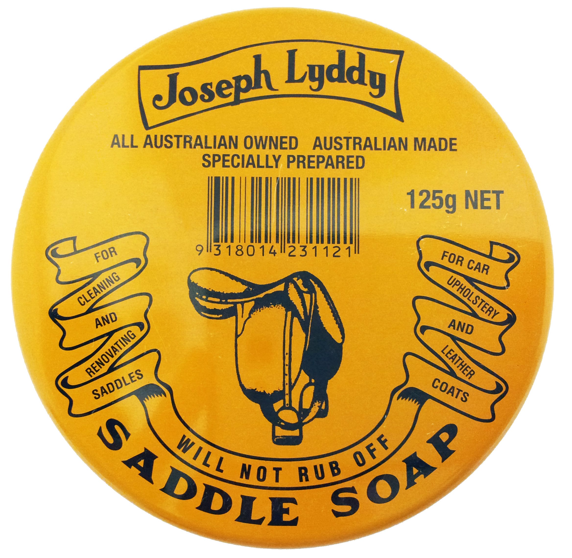 SADDLE SOAP Joseph Lyddy Wont Rub off Cleans & Renovates Horse