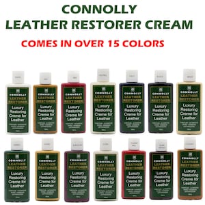CONNOLLY  LEATHER RESTORER  150ML Luxury Restoring Creme - 16 Colors Available