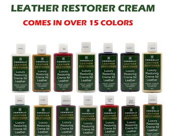 CONNOLLY  LEATHER RESTORER  150ML Luxury Restoring Creme - 16 Colors Available