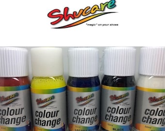 Shucare Shoe Paint + Included Brush Colour Change for  Leather & Synthetics