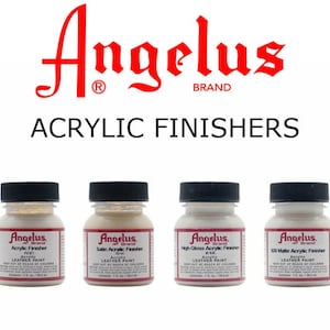 Angelus Acrylic Finishers  For Use with Acrylic Paints - 29.5ml - AU SELLER