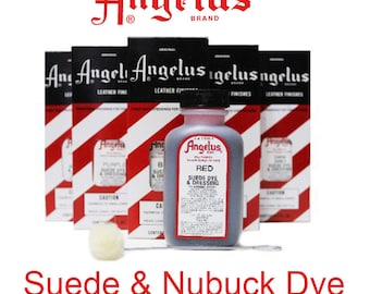 Suede Dye - Angelus -  6 Colors for use on Suede and nubuck leathers