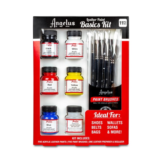 Angelus Acrylic Leather Paints 1x 29.5ml , for Leather Shoes Bags Crafts 48  Colors to Choose From 