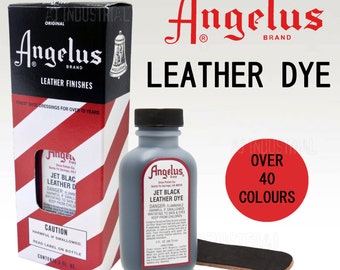 Leather Dye - Angelus -  Over 40  Colors for use on Leather Items - Shoes, Boots, Bags, Sofa, Crafts !!!!!!