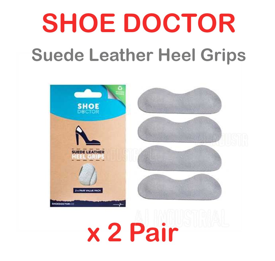 Shoe Doctor Heel Grips Suede Leather Shoe Inserts One Size Fits ALL X