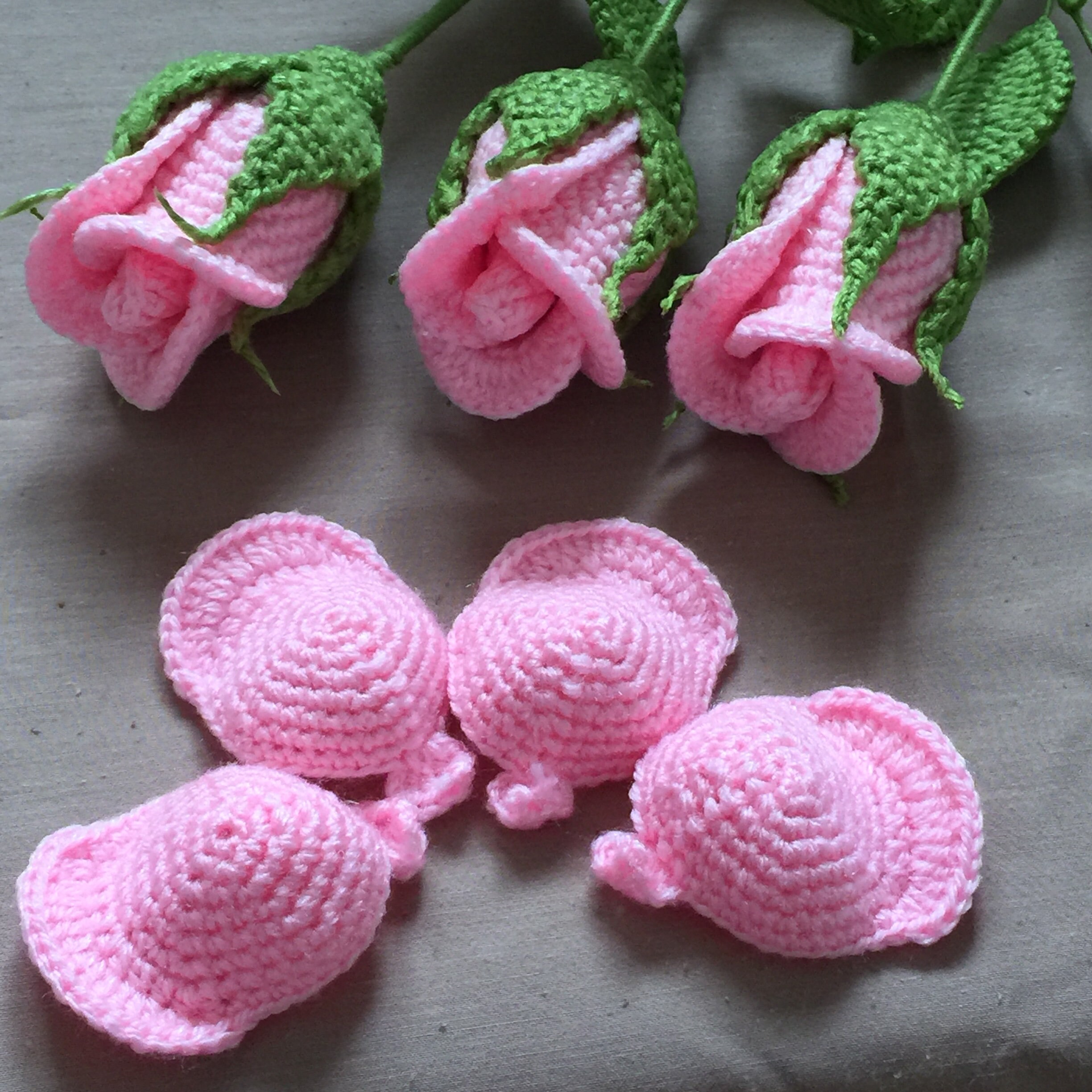 Crochet Rose Pattern Crochet Small Flower Crochet 