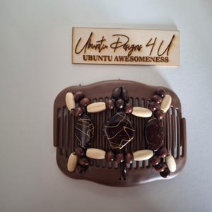 Original African Butterfly hair clip comb Mini Women&#39;s Fashion Multi-Wear Double Hair Comb Butterfly Clipscomb.Stretchy Beaded Hair Comb
