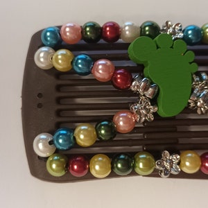 MINI BUTTERFLY haircomb, Christmas Gift for her, Double Hair Comb, Stretchy comb, Appreciation Thank You Gift