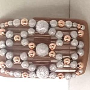 MINIオリジナルアフリカンバタフライヘアコーム、レディースマルチウェアダブルヘアアクセサリー、バタフライストレッチビーズヘアジュエリー、ヘアコーム