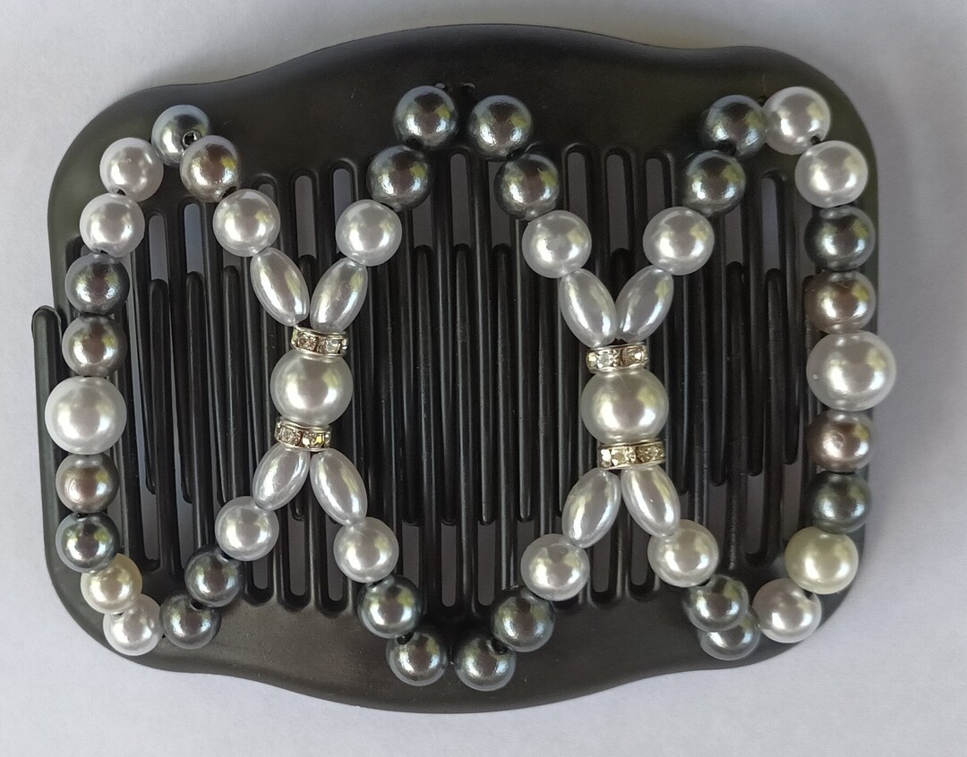 African Butterfly African Butterfly Hair Clip, Double Hair