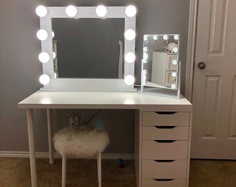 Vanity Desk Vanity Desk, Vanity Desk With Mirror And Lights Bluetooth