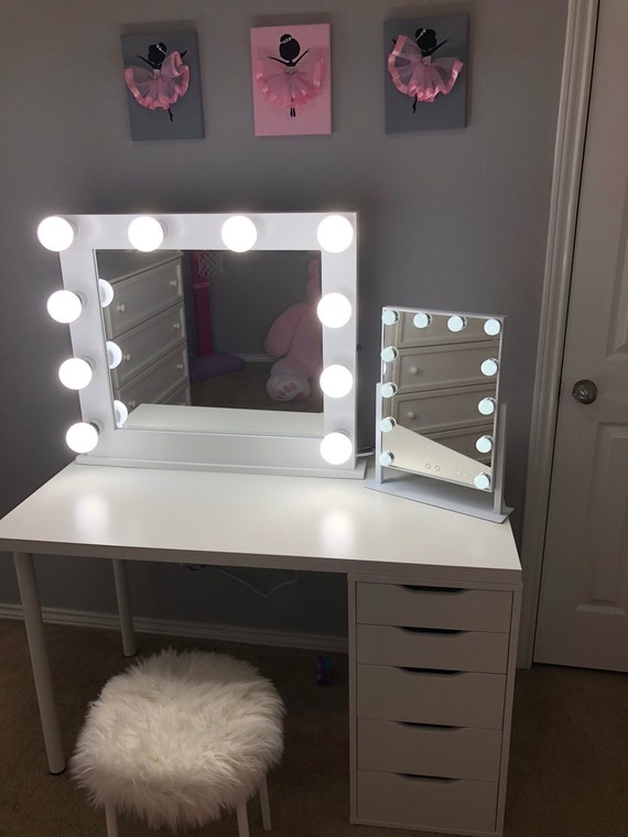 Low Financing Vanity Mirror, Vanity Mirror Desk With Lights