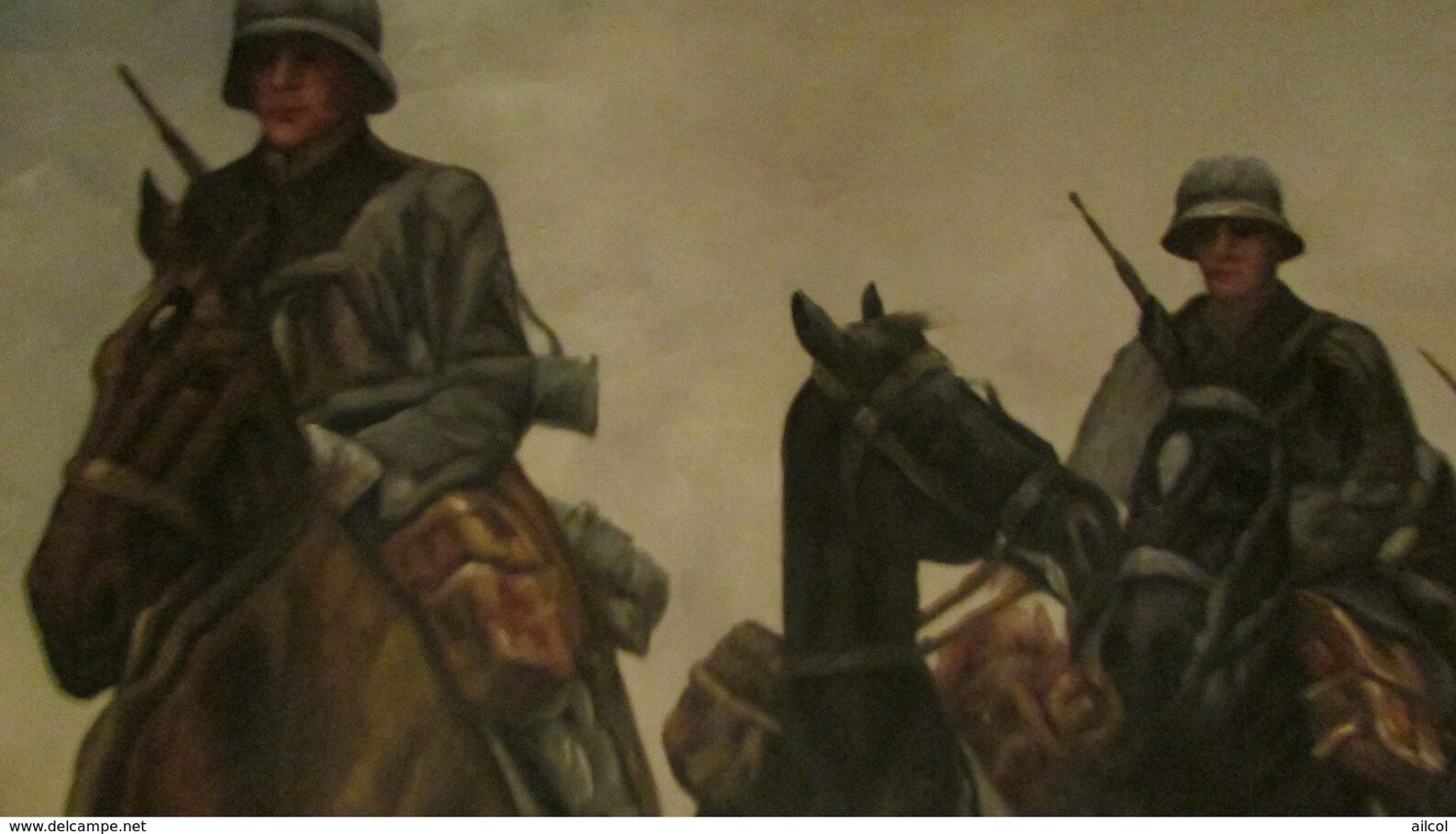Large WW1 German Soldiers Oil Painting Etsy