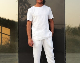 White lounge pants mens clearance