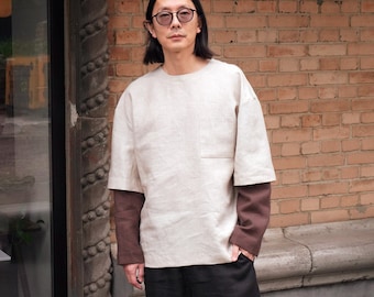 Vintage 00's PPFM Double Layer Asymmetrical Style Long Sleeve - Etsy
