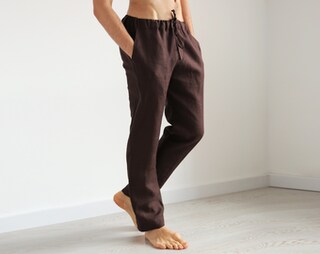 Calça Moletom Masculina - Bottom Aberto, Cintura Elástica Com Bolsos