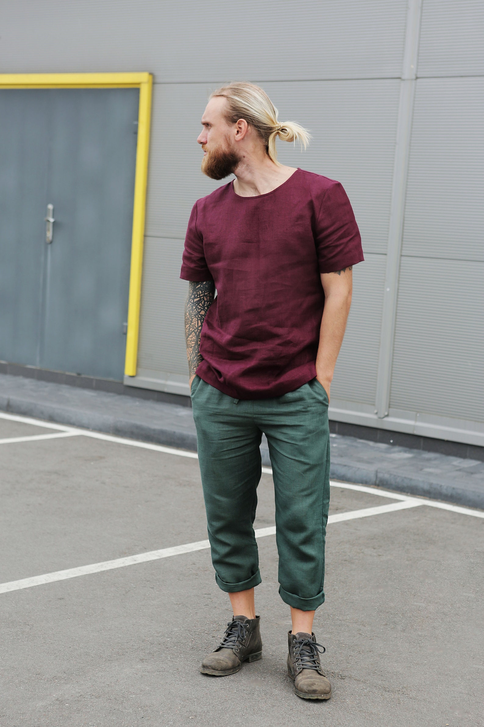 Mens Linen Pants Summer Pants Lounge Pants Linen Trousers - Etsy