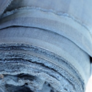 Natural linen fabric by the yard / meter. 100% linen fabric. Oeko-tex standard 100 certified. image 4