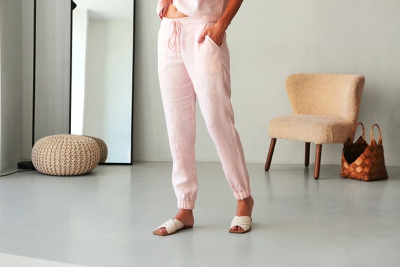  Linen Joggers Women