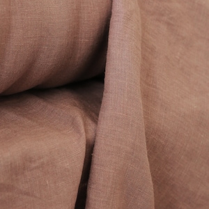 Natural linen fabric by the yard / meter. 100% linen fabric. Oeko-tex standard 100 certified. image 5