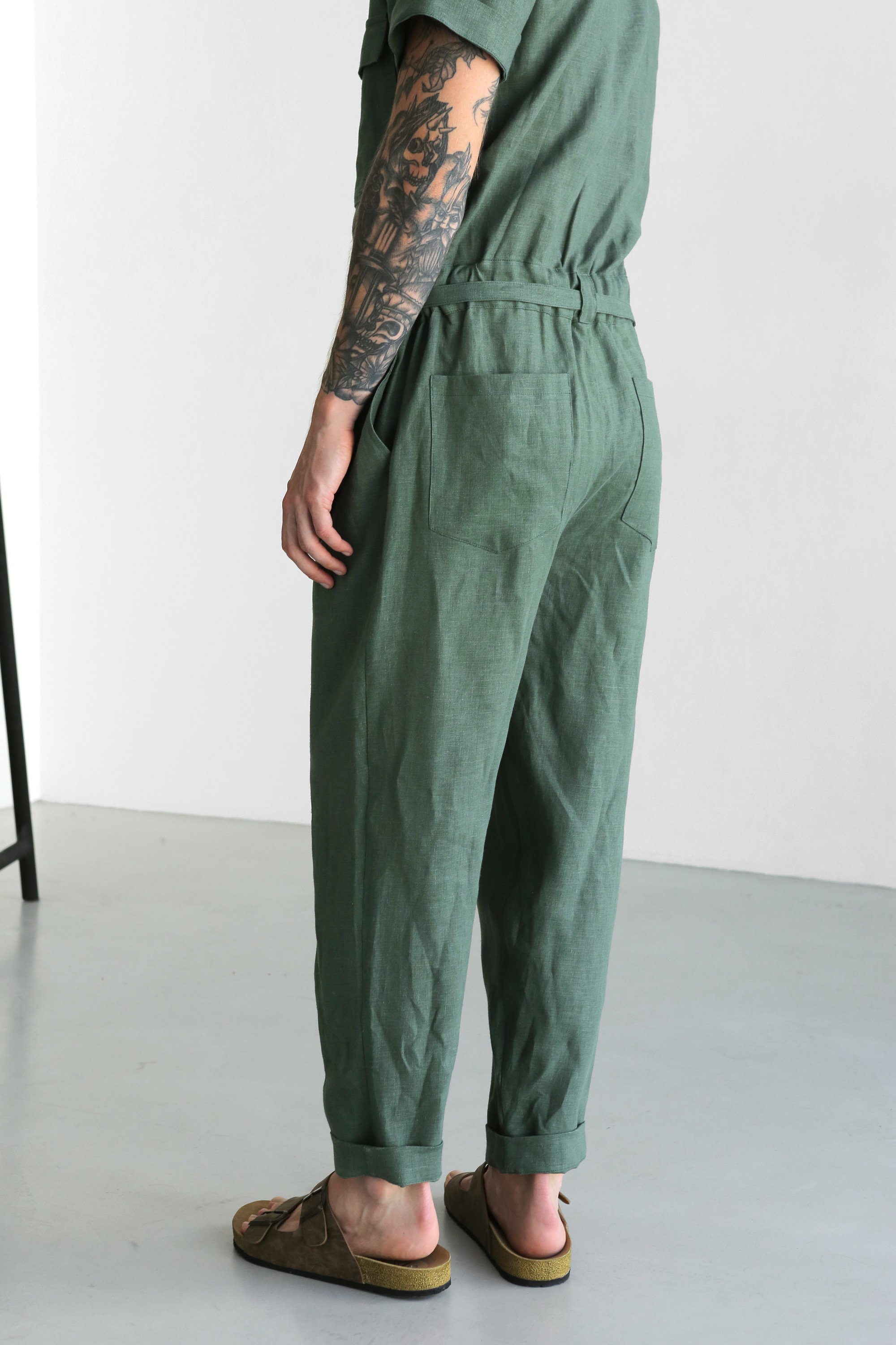 Mens Linen Jumpsuit Mens Overall Mens Romper Jumpsuit for Etsy Canada