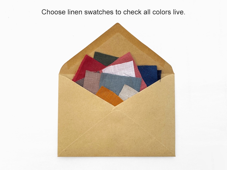 Natural linen fabric by the yard / meter. 100% linen fabric. Oeko-tex standard 100 certified. image 2