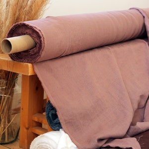 Natural linen fabric by the yard / meter. 100% linen fabric. Oeko-tex standard 100 certified. image 6