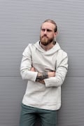 Mens linen hoodie, Summer hoodie, Linen t-shirt, Shirt for men, Natural color shirt, Flax hoodie, Gift for him, Beach shirt, Linen style product logo