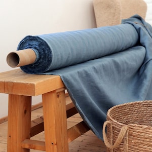 Natural linen fabric by the yard / meter. 100% linen fabric. Oeko-tex standard 100 certified. image 7