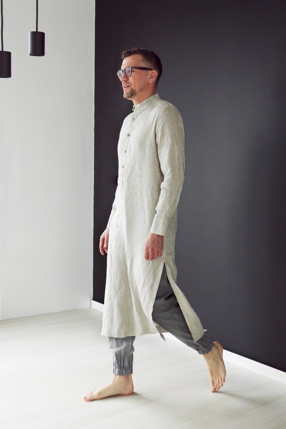 Tunique longue homme lin hotsell