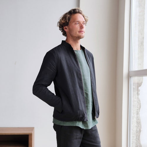 人気第1位 kudos Monday LINEN NO COLLAR Splurge JACKET BLACK 20ss