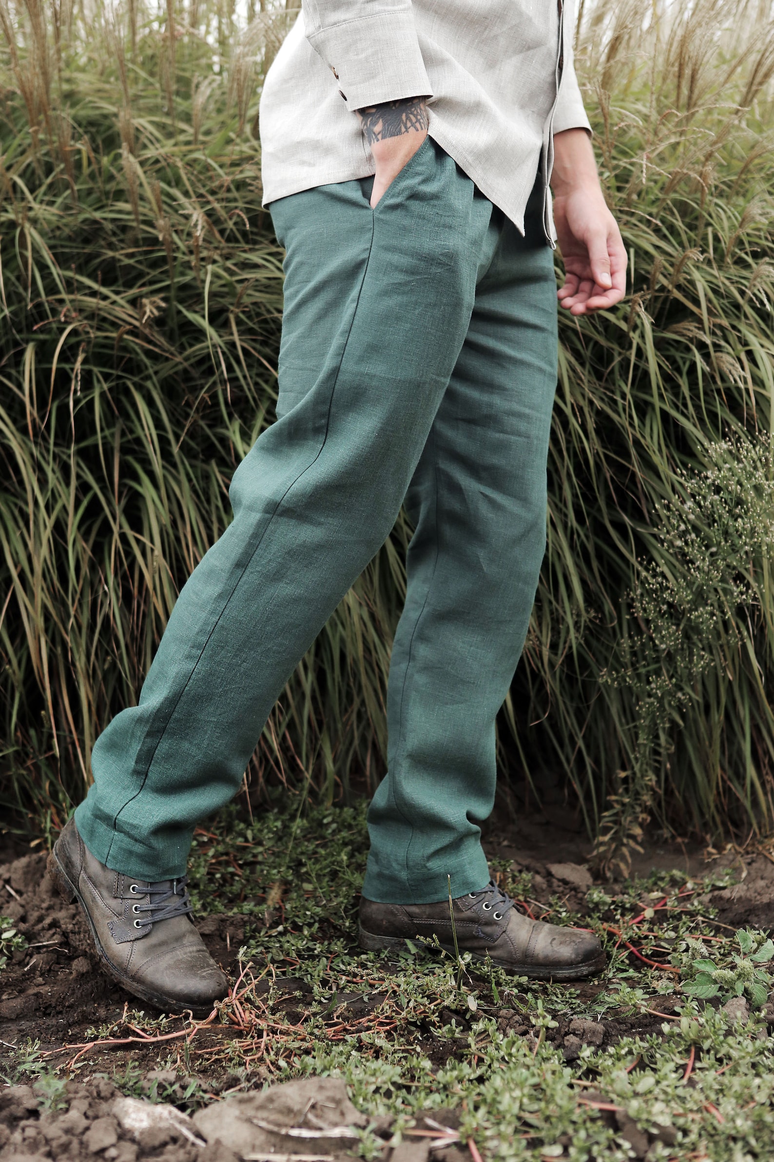 Mens Linen Pants Summer Pants Lounge Pants Linen Trousers - Etsy