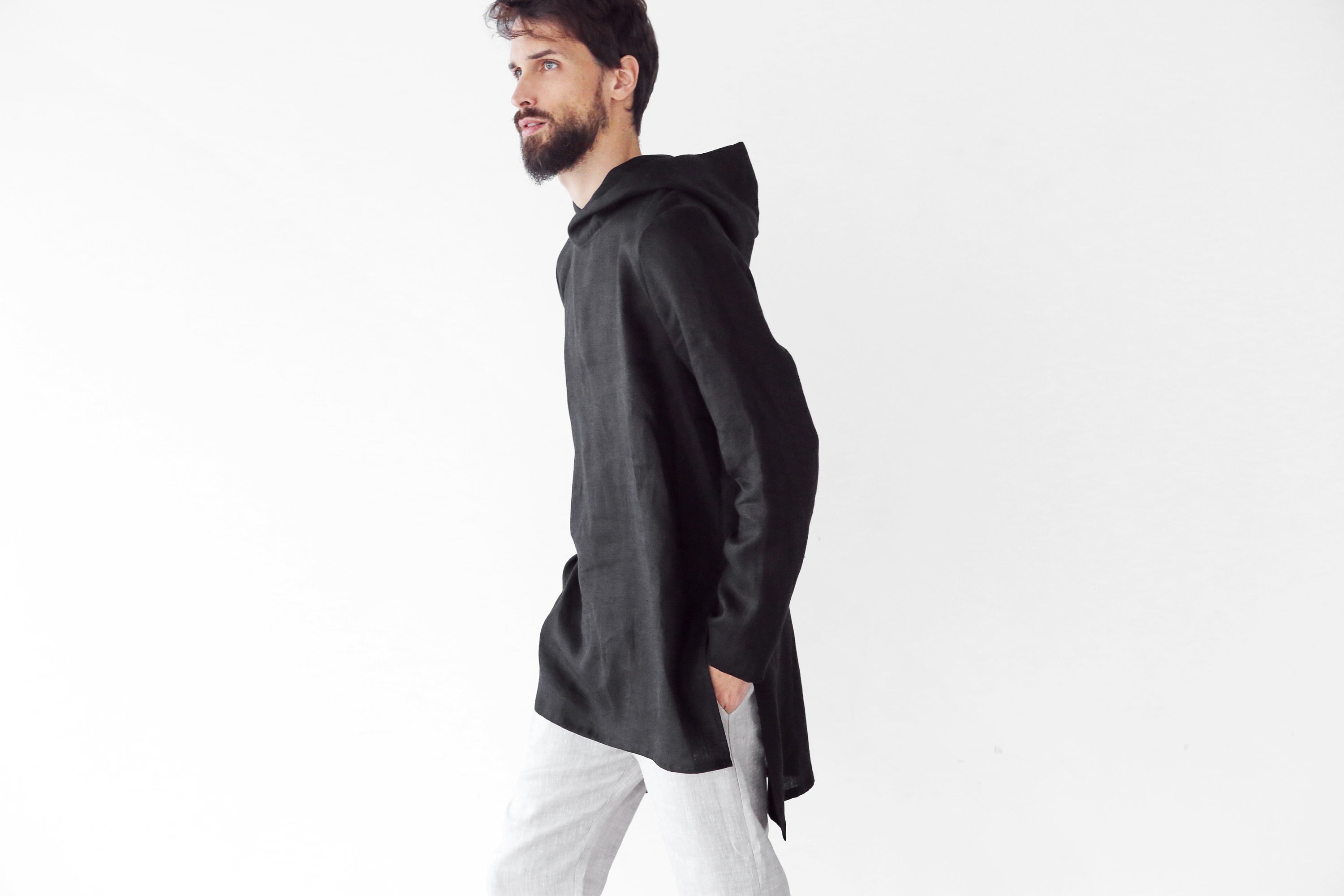 Men's Casual Long Sleeve Hoodie - Fashion Summer Sun