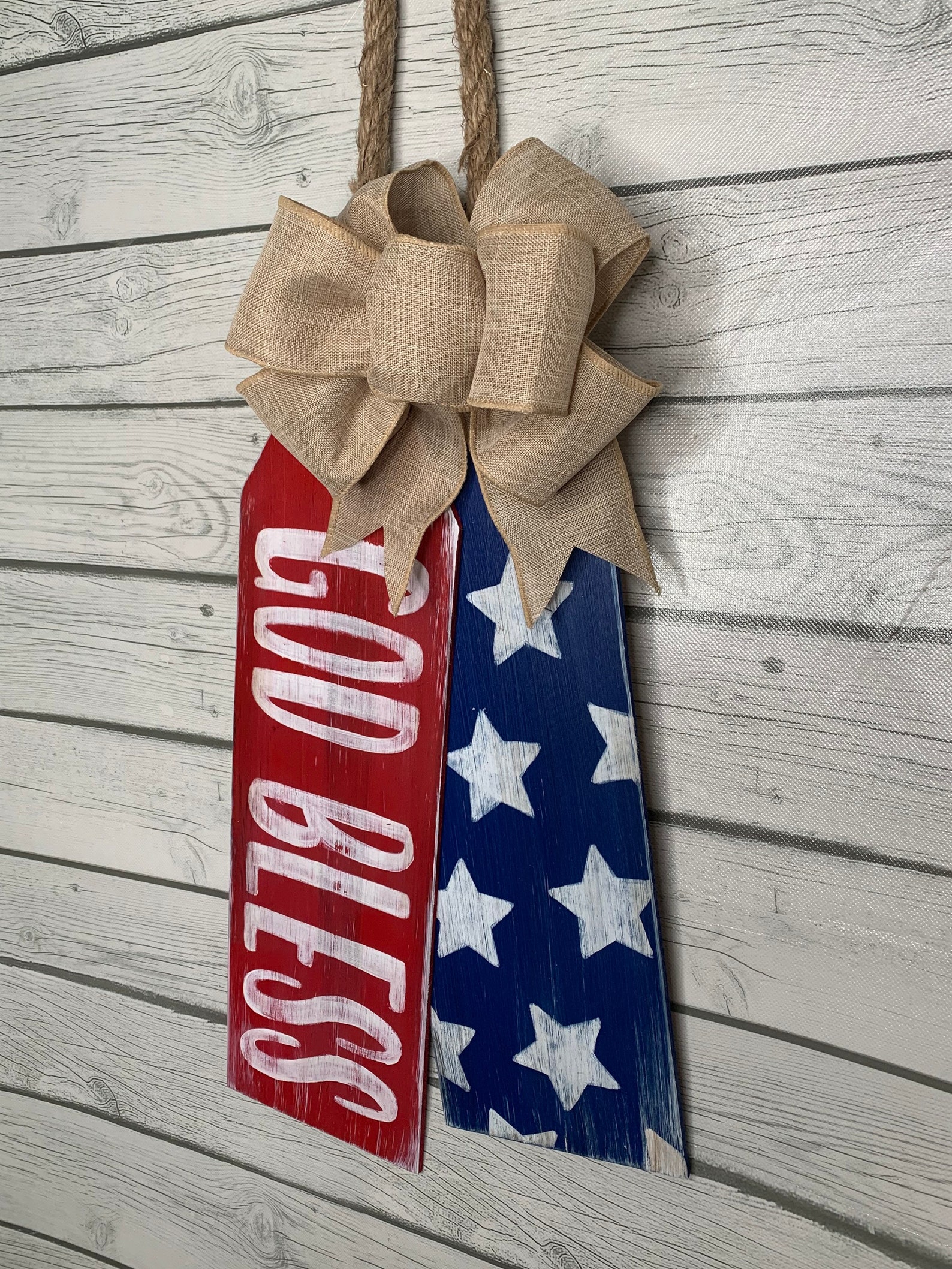 Fun 4th of July Door Hanger Crafts