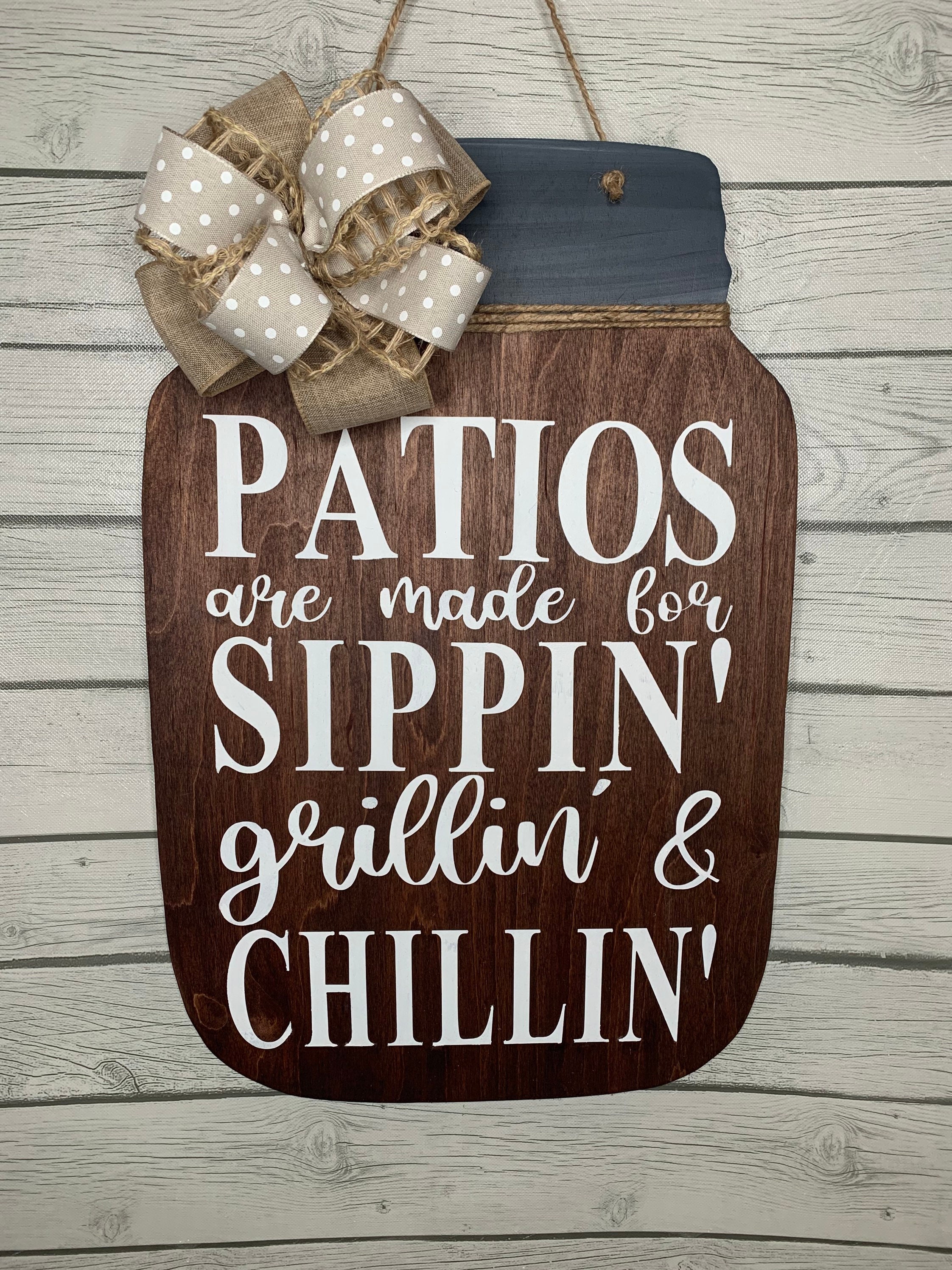 To Our Porch Door Hanger Patios Are Made For Door Etsy