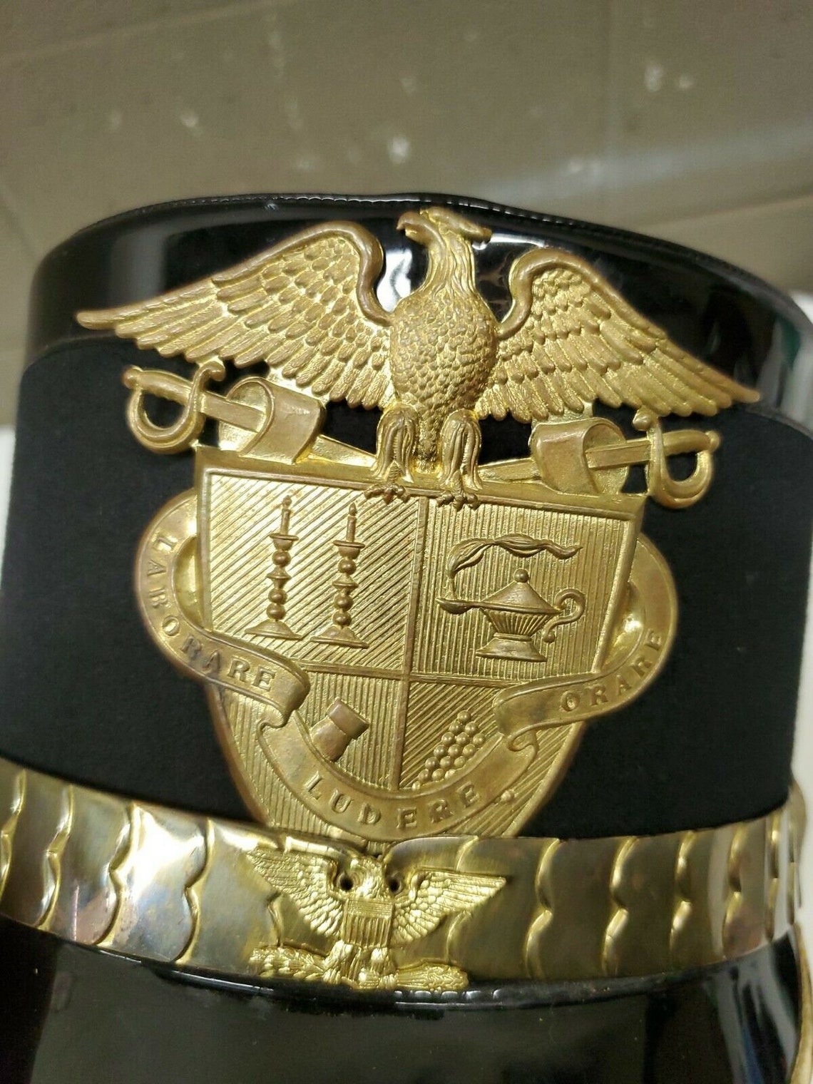 Rare vintage marching band hat by w. bayly & son inc. Etsy