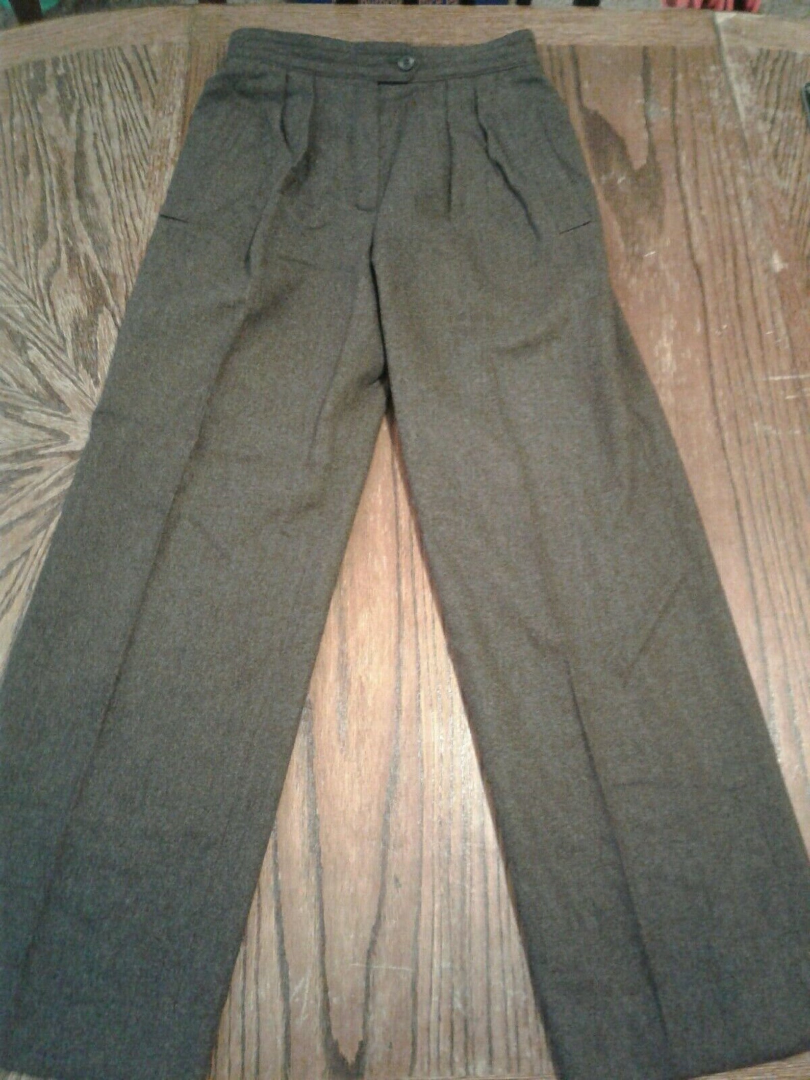 Vintage escada wool slacks pants womens 36 cb22 | Etsy