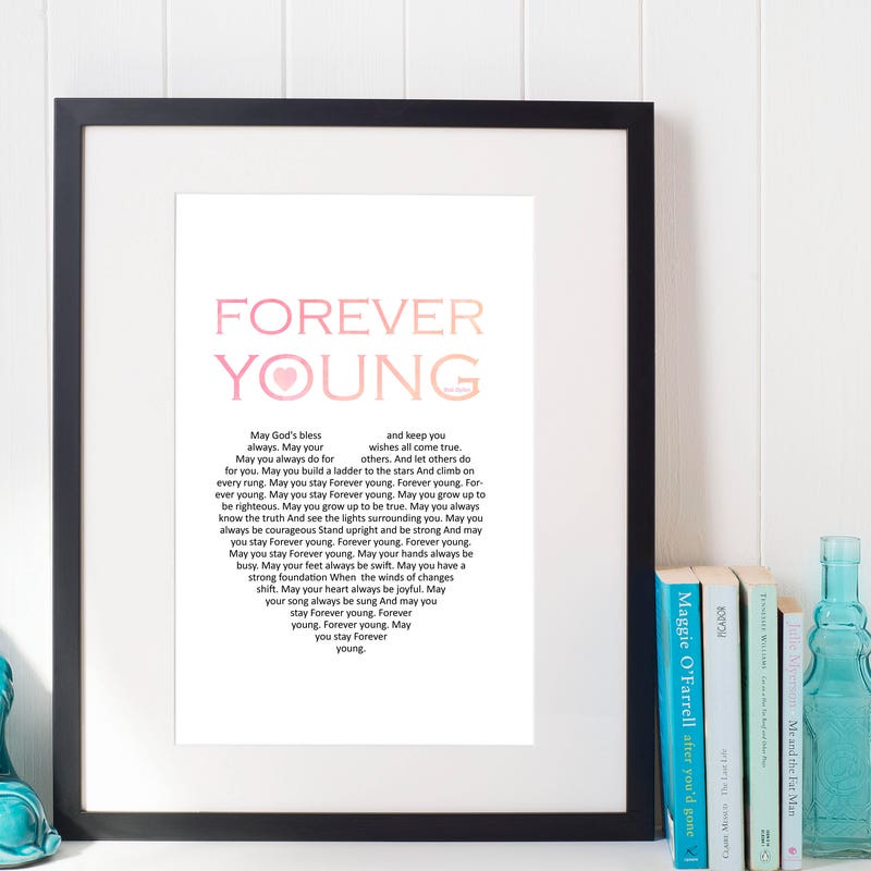Forever Young Lyrics - Etsy
